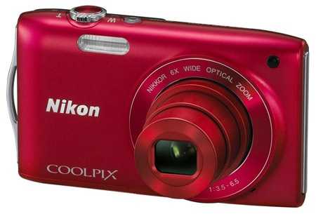 Camara Nikon Coolpix S3200rojo